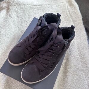 Ecco Soft Tred Gore Tex High-Top Sneakers Shale 38